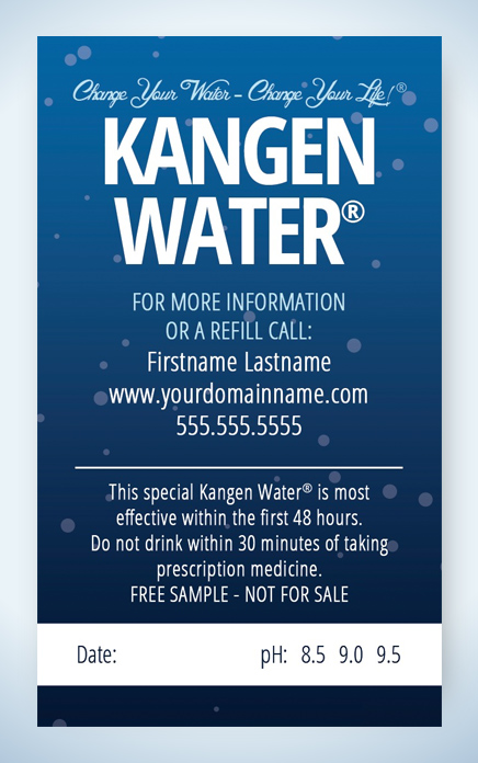 Change Your Water Bottle Sticker - Vertical