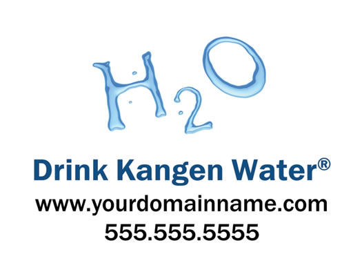 H2O Car Magnet (24x18")
